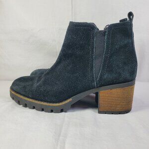 Eva & Zoe Athena Black Suede Boots